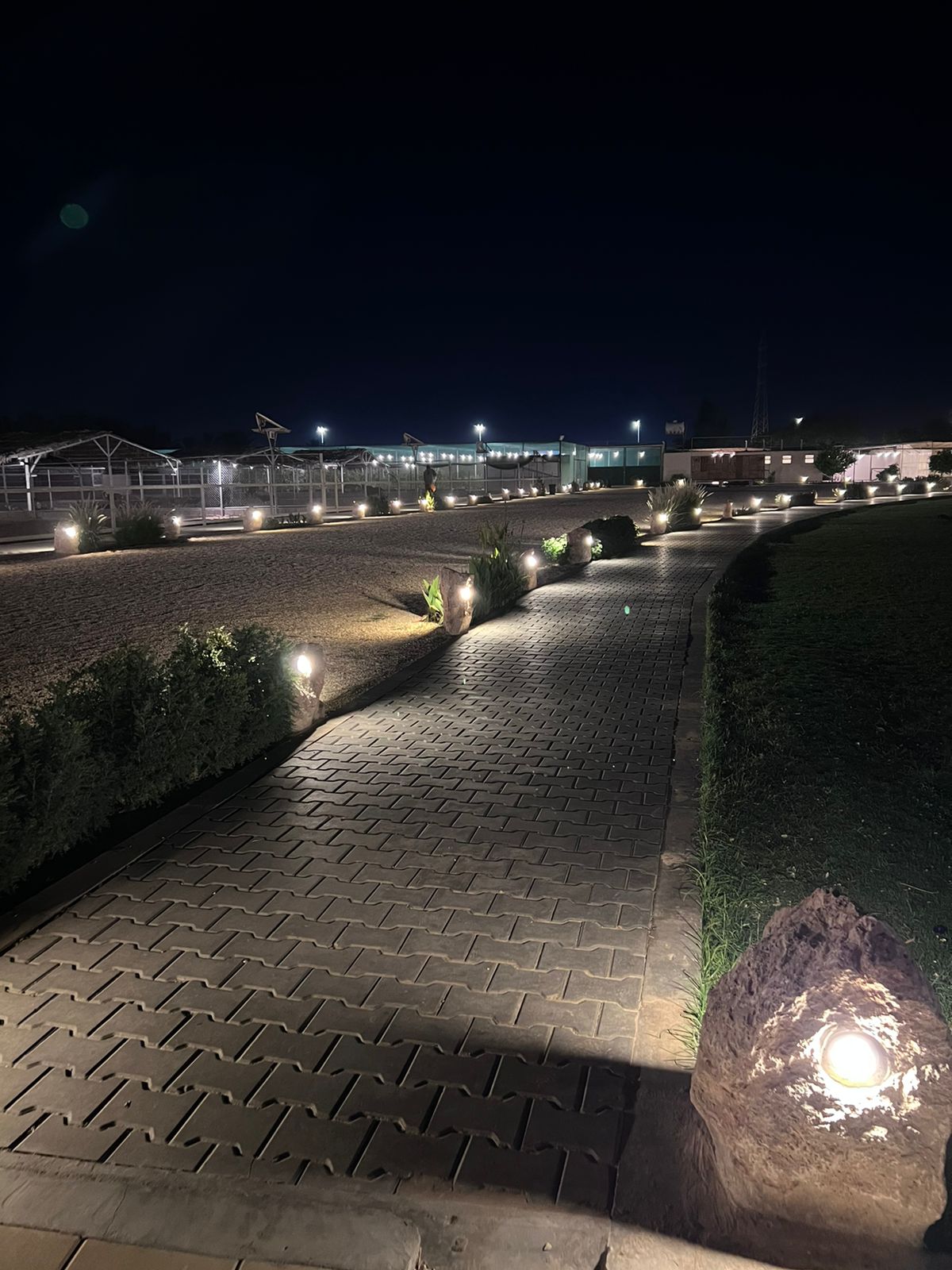 لقطة طولية للمحمية والحدود الخضراء